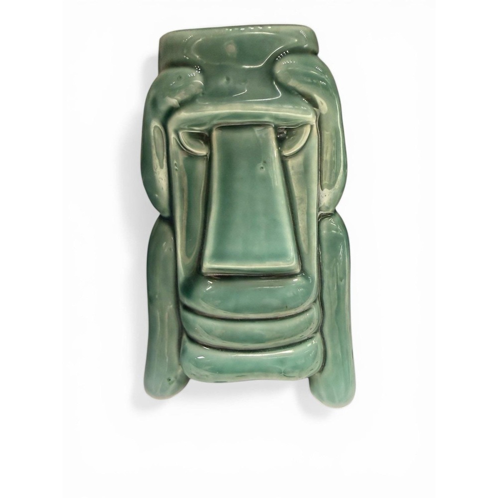 Tiki Mug Vase Suffering Bastard Green Glazed Ceramic Model #DW228